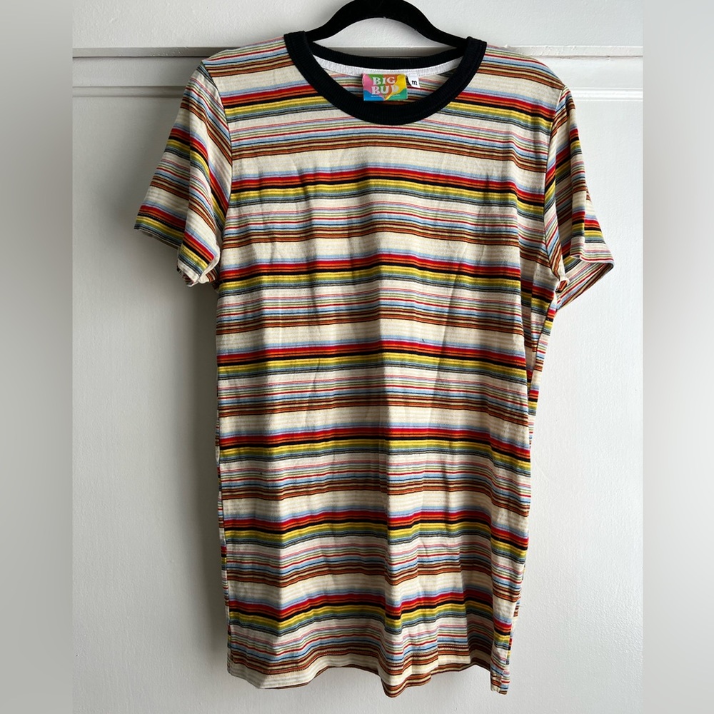 Big Bud Press Striped Ringer Tee Medium